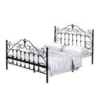 Double Metal Pipe Bed Customizable Size 0.6-1.5mm Steel Pipe Bedroom Furniture